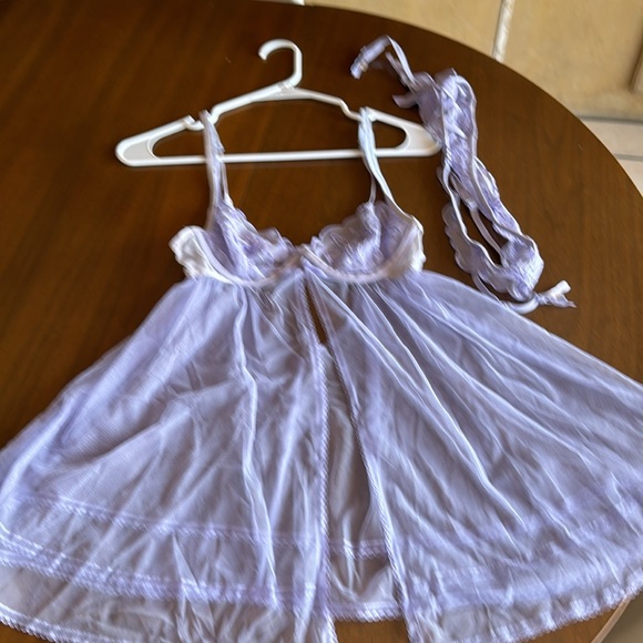 Purple Teddy with Garter - Picture 3 of 14